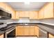Kitchen featuring stainless appliances, countertops, and cabinetry at 1780 N Washington St # 305, Denver, CO 80203