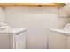 Bright laundry area with hookups for a washer and dryer at 2710 Zenobia St, Denver, CO 80212