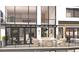 Inviting balcony with plush seating and large glass doors enhancing indoor-outdoor living at 13415 S Resort Dr, Conifer, CO 80433