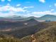 Scenic view of mountain landscape with rolling hills and evergreen forests in the distance at 13415 S Resort Dr, Conifer, CO 80433