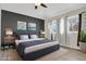 Comfortable bedroom features a modern color scheme and great natural light, making it an ideal retreat at 247 N Coolidge Way, Aurora, CO 80018