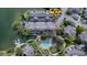 Aerial view of condo community with lake access and pool at 6861 Xavier Cir # 3, Westminster, CO 80030