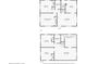 Detailed floor plan showcasing the layout of the house, including the bedrooms, bathrooms, kitchen, and living areas at 10500 Marion St, Northglenn, CO 80233