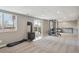Spacious finished basement featuring a wood burning stove and carpeted flooring at 4915 Parsons Way, Castle Rock, CO 80104
