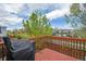 Relaxing deck area, perfect for grilling and enjoying outdoor views at 4915 Parsons Way, Castle Rock, CO 80104