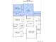 Second floor floorplan depicting bedrooms, bathrooms, laundry, and a loft at 647 Nightsky St, Erie, CO 80516