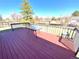 Spacious back deck with table and chairs, perfect for outdoor dining and relaxing at 4996 S Gibraltar Way, Centennial, CO 80015