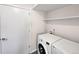 A bright laundry room including appliances at 591 Brennan Cir, Erie, CO 80516