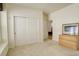 Spacious bedroom with double door closet and built-in dresser at 3016 Greensborough Dr, Highlands Ranch, CO 80129