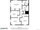 Second floor floor plan displays the primary bedroom, hall, and bedroom locations at 7055 E Heritage S Pl, Centennial, CO 80111