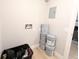 Storage room with wood floors, neutral walls, utility shelf and items at 14006 E Stanford Cir # K08, Aurora, CO 80015