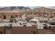 Rooftop deck with views of mountain range, patio furniture and comfortable seating at 1884 Ford St, Golden, CO 80401