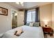 Cozy bedroom with a closet for storage at 120 S Pennsylvania St # 302, Denver, CO 80209