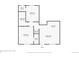Floor plan of a residential unit including a kitchen, living room, bedrooms, and bath at 120 S Pennsylvania St # 302, Denver, CO 80209