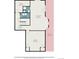 Downstairs floor plan with recreation room, laundry, storage, hall, and bedroom at 8722 S Ault Ln, Morrison, CO 80465