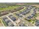 Aerial view of a well-planned community with modern homes and winding streets at 12738 Boggs St, Parker, CO 80134