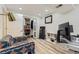 Finished basement featuring closet, modern flooring, with a dedicated office area for comfortable living at 1600 S Quebec Way # 8, Denver, CO 80231