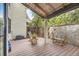 Outdoor patio with comfortable seating, ideal for enjoying nature and peaceful relaxation at 1600 S Quebec Way # 8, Denver, CO 80231