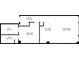 Detailed floor plan layout showcasing bedroom, kitchen, living room, and bathroom dimensions at 720 16Th St # 306, Denver, CO 80202
