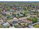 Aerial view showcasing the residential neighborhood with tree lined streets at 2235 W 46Th Ave, Denver, CO 80211