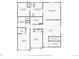 Second floor plan featuring bedrooms, bathrooms, closets, laundry room, and loft space at 1373 E Witherspoon Dr, Elizabeth, CO 80107