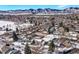 Aerial view of a house nestled in a neighborhood, providing context and highlighting its location at 4419 S Xenophon Street, Morrison, CO 80465