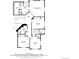 Upstairs floor plan highlighting bedrooms and bathrooms at 600 Coyote Trl, Elizabeth, CO 80107