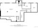 Layout of the basement floorplan featuring a recreation room and storage space at 5424 Freddys Trl, Parker, CO 80134