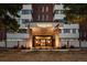 Inviting main entrance to the Polo Club featuring manicured landscaping and clear signage at 3131 E Alameda Ave # 1203, Denver, CO 80209