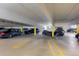 Underground garage with designated parking spaces at 3131 E Alameda Ave # 1203, Denver, CO 80209