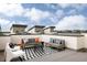 Inviting rooftop patio with comfortable seating, modern accents, and scenic views at 3308 W 17Th Ave, Denver, CO 80204