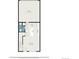 Detailed floor plan showcasing the layout of the first floor, including the kitchen, living room, bath and garage at 7877 Yampa River Ave, Littleton, CO 80125