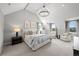 Main bedroom suite featuring a large bed, sitting area, and ample natural light from the windows at 5698 Green Oaks Dr, Greenwood Village, CO 80121