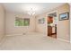 Comfortable dining room featuring carpet and a view to the exterior at 6407 S Heritage W Pl, Centennial, CO 80111