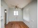 Cozy dining area with a ceiling fan and natural light, perfect for intimate gatherings at 1195 Boston St, Aurora, CO 80010