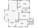 Detailed floorplan showing the layout of the first floor with dimensions and room names at 1195 Boston St, Aurora, CO 80010