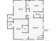 Floorplan displaying bedrooms, closets, Gathering room, and bathroom with dimensions shown at 1195 Boston St, Aurora, CO 80010