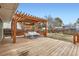 Spacious back deck with pergola, creating a relaxing outdoor living and entertaining area at 7074 Yates St, Westminster, CO 80030