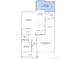 Layout of the first floor featuring a spacious kitchen, living room, and three-bay garage at 2162 S Gold Bug Way, Aurora, CO 80018
