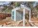 A backyard shed offers additional storage and is conveniently accessible at 3241 S Krameria St, Denver, CO 80222