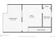 Floor plan featuring a rooftop patio, office, bathroom and stairs at 5423 S Prince St # B, Littleton, CO 80120