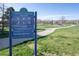 Sign indicating the Southeast Community Loop Trail with a scenic walking path and playground nearby at 4820 W 125Th Ave, Broomfield, CO 80020