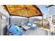 Relaxing outdoor patio area with comfortable seating and shade at 8910 Rutgers St, Westminster, CO 80031