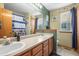 bathroom with blue accents and a shower-tub combination at 2602 E 145Th Ave, Thornton, CO 80602