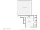 Floor plan of the second floor showing an open space, a bedroom and a bathroom at 14545 Lipan St, Westminster, CO 80023