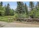 Charming creek view from the bridge on the property providing a serene escape at 1774 Upper Bear Creek Rd, Evergreen, CO 80439