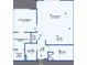 Detailed floor plan showcasing layout of the living room, kitchen, bathroom, and bedroom dimensions at 1898 S Bannock St # 209, Denver, CO 80223