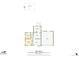 Layout of the home featuring two bedrooms, kitchen, living room, and garage with dimensions for each room at 505 Maple St, Golden, CO 80403