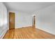 Spacious living room featuring hardwood floors and neutral color schemes at 505 Maple St, Golden, CO 80403