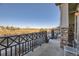 Relaxing back porch with scenic golf course views; an ideal outdoor living space at 3751 W 136Th Ave # P3, Broomfield, CO 80023